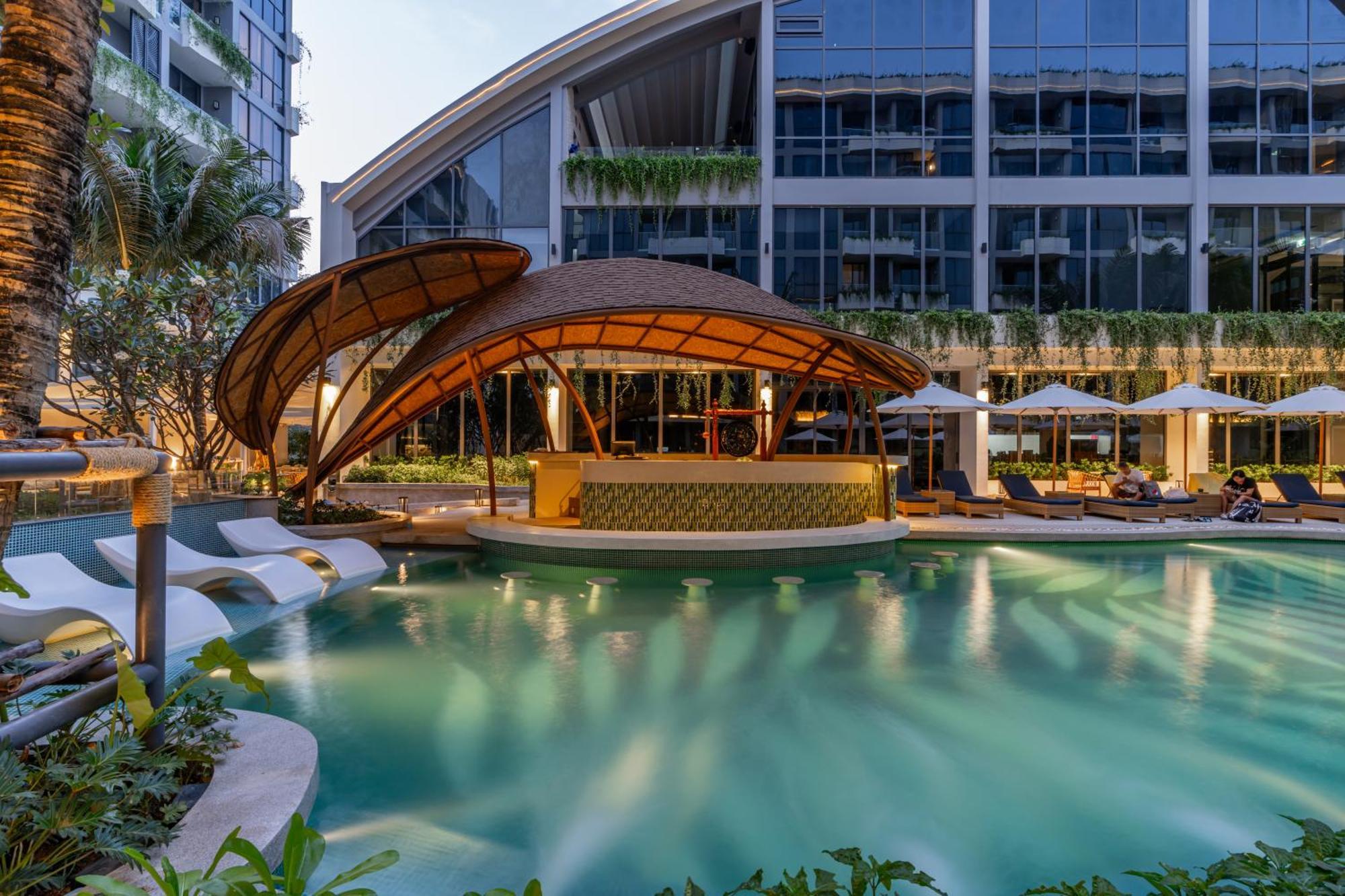 La Green Hotel And Residence شاطئ بانغ تاو المظهر الخارجي الصورة