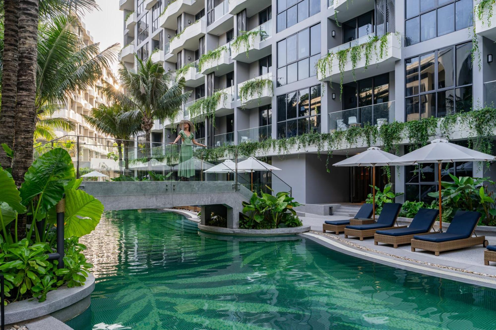 La Green Hotel And Residence شاطئ بانغ تاو المظهر الخارجي الصورة