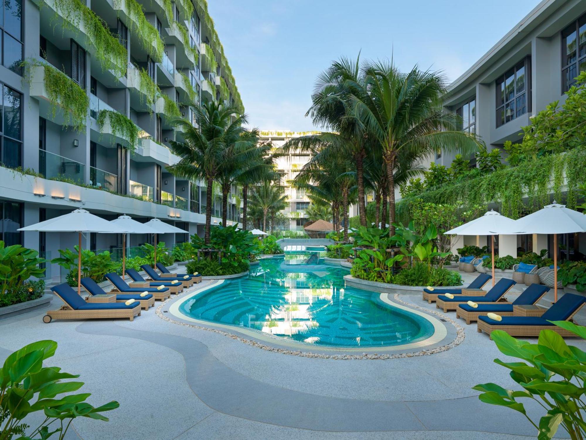 La Green Hotel And Residence شاطئ بانغ تاو المظهر الخارجي الصورة